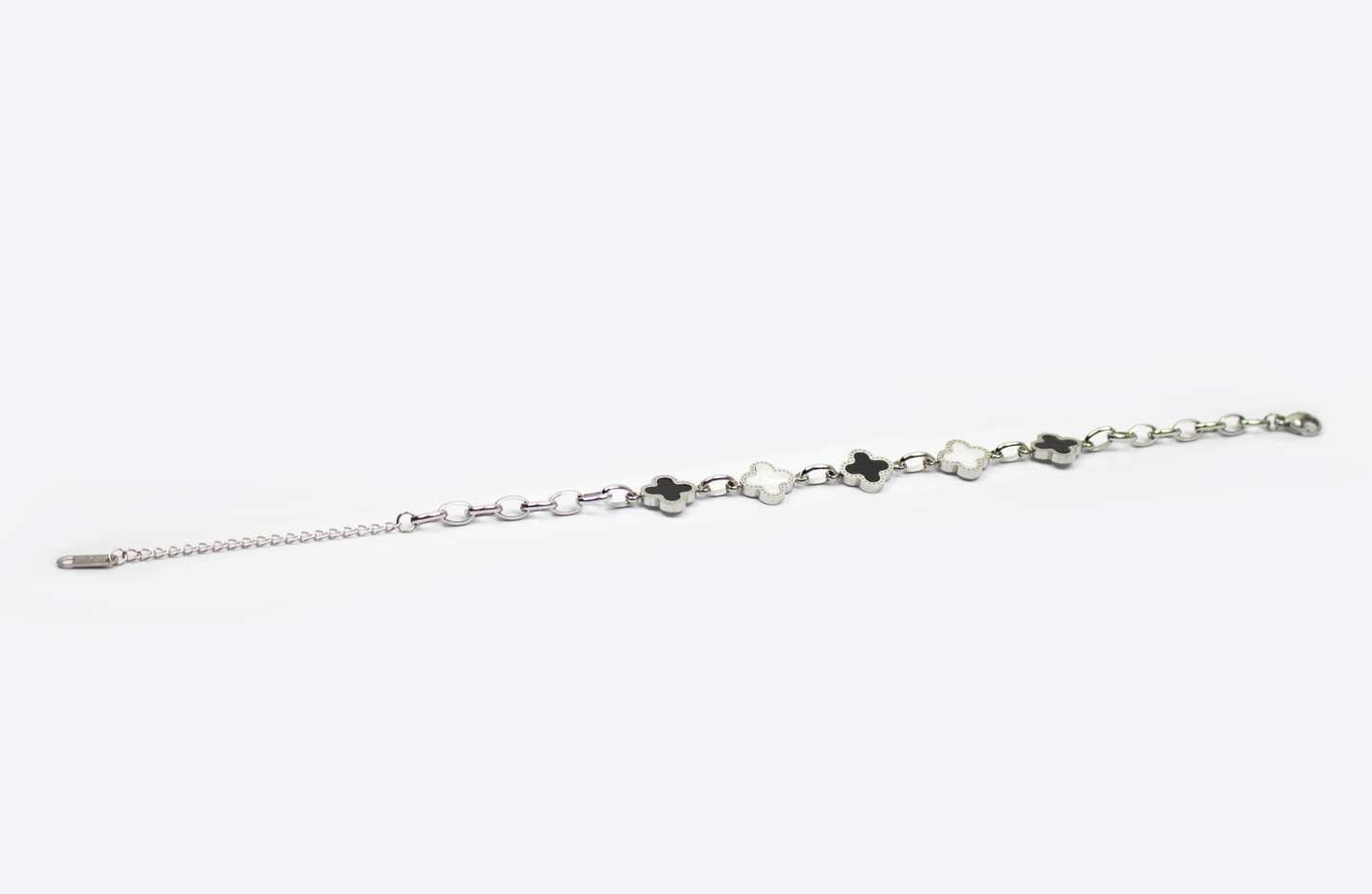 FOUR-LEAF BLACK & SILVER