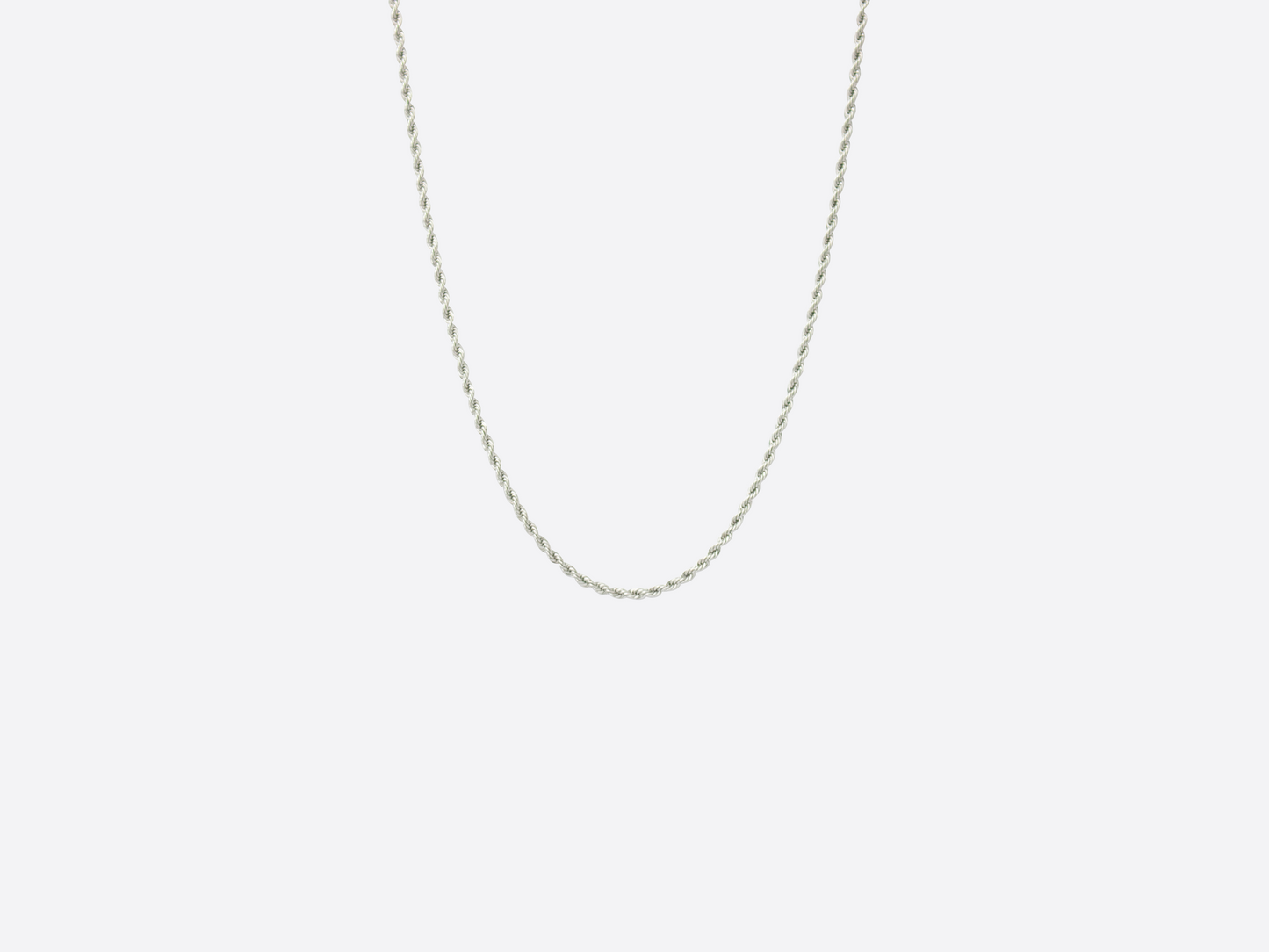 ROPE CHAIN | WHITEGOLD