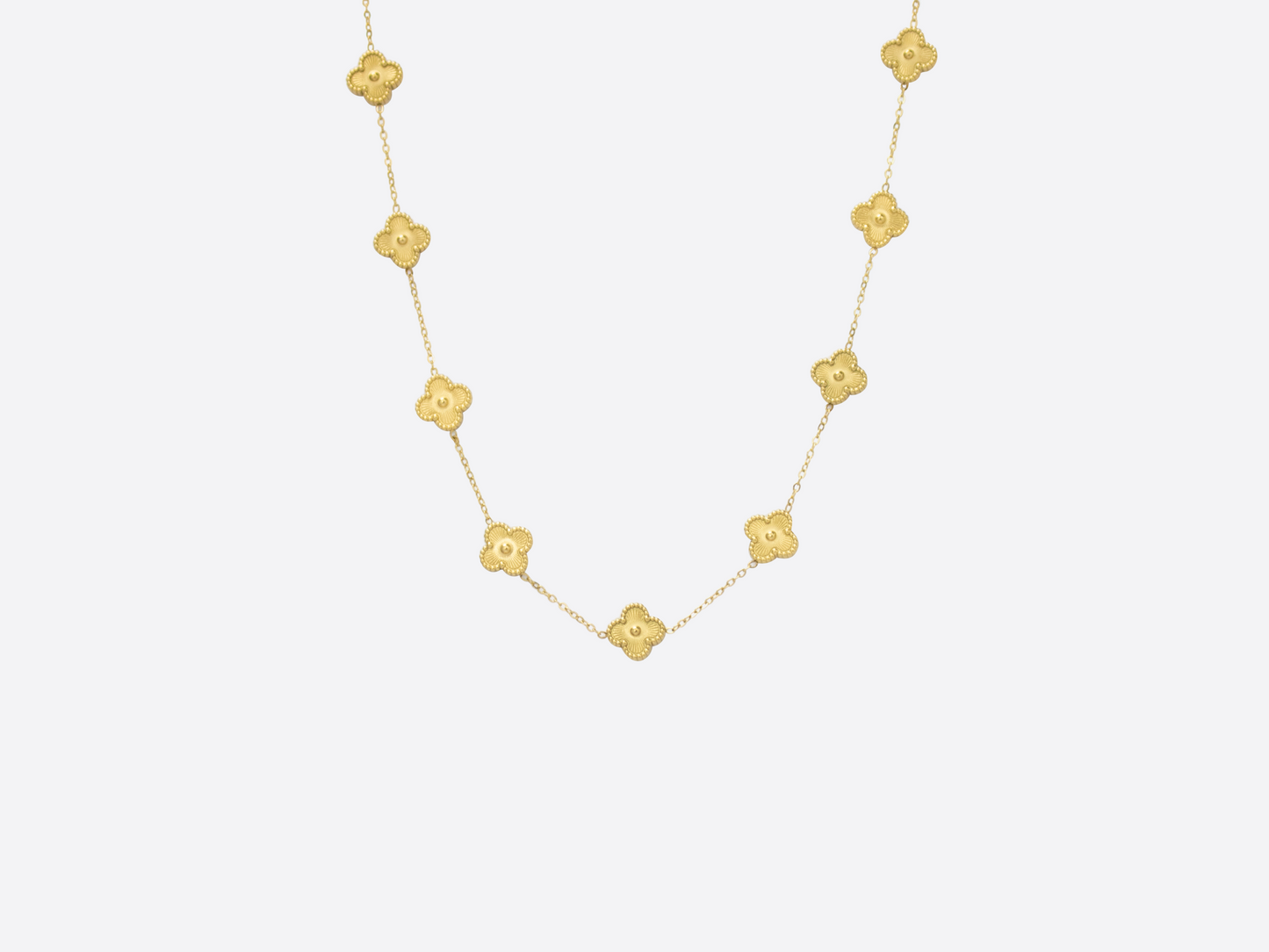 FOUR-LEAF NECKLACE | SUNFLOWER