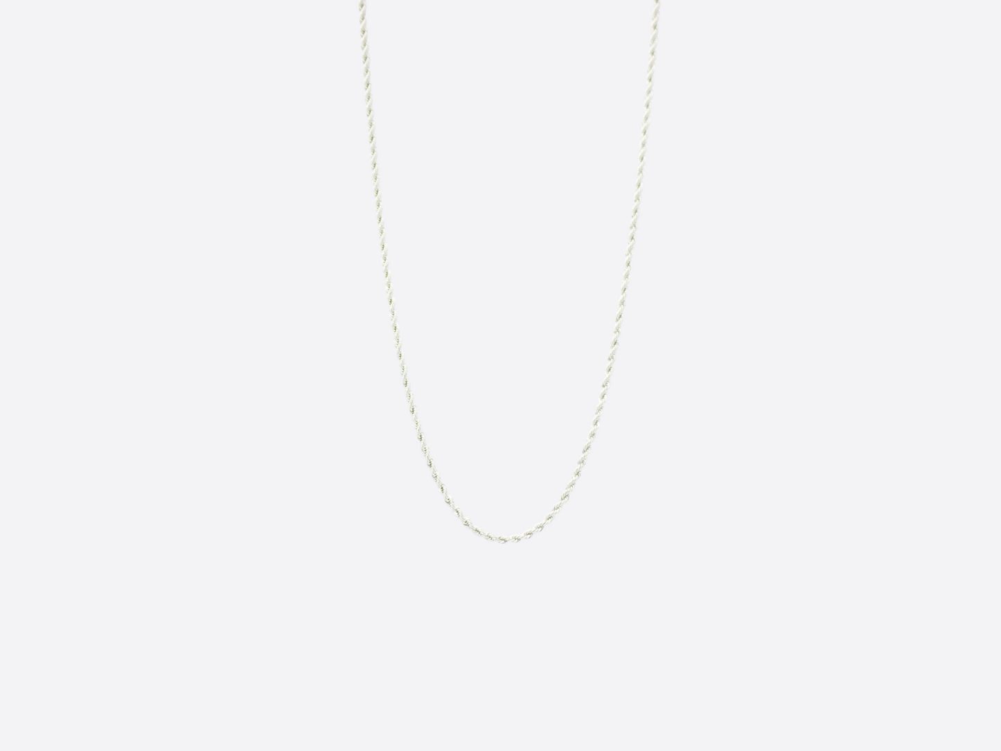 ROPE CHAIN | WHITEGOLD