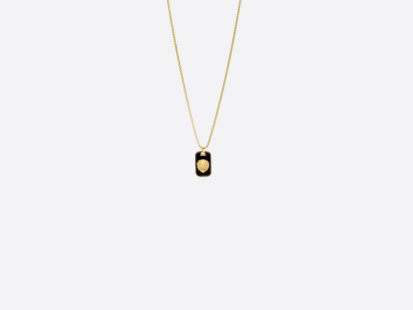 GOLDEN BLACK LION | SQUARE