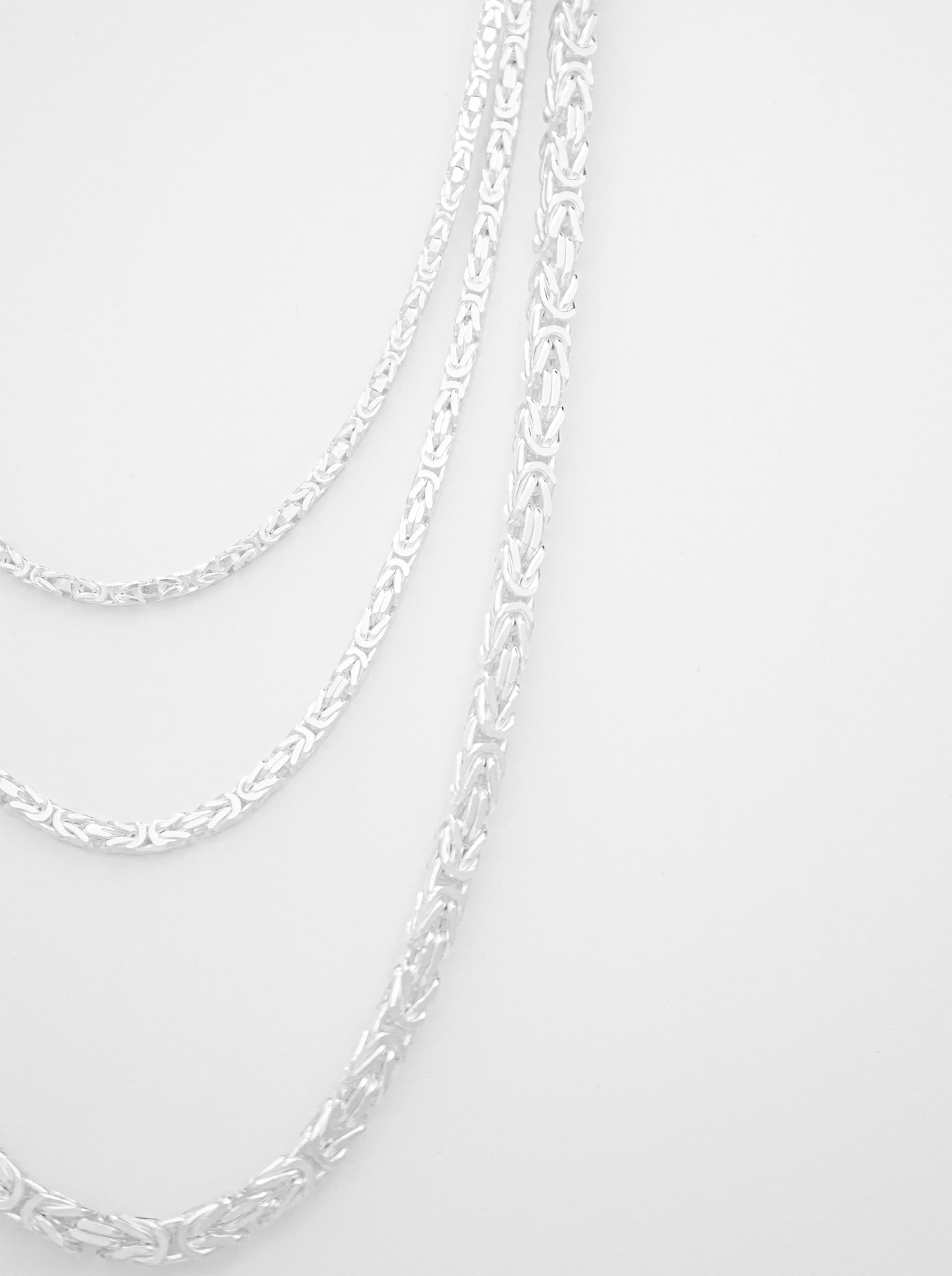 KING CHAIN 925 SILVER 3-4MM