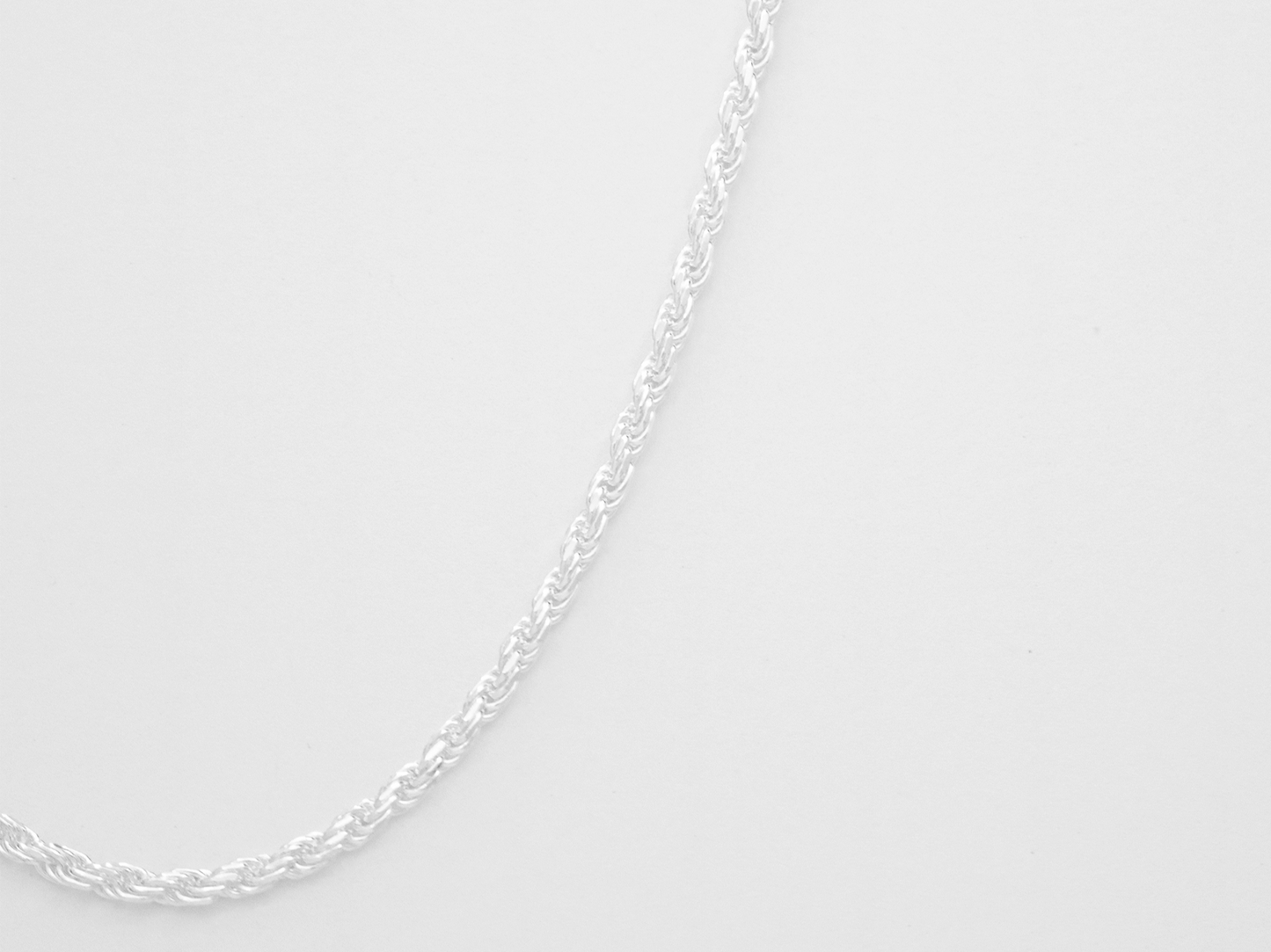 ROPE CHAIN 925 SILVER 4-7 MM