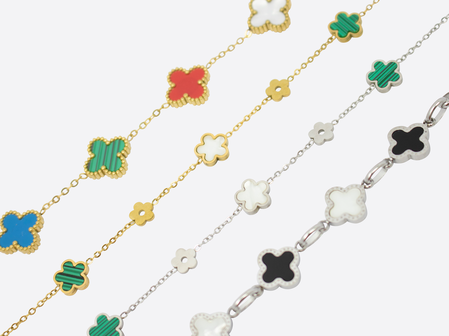 FOUR-LEAF BRACELET | ZEBRA