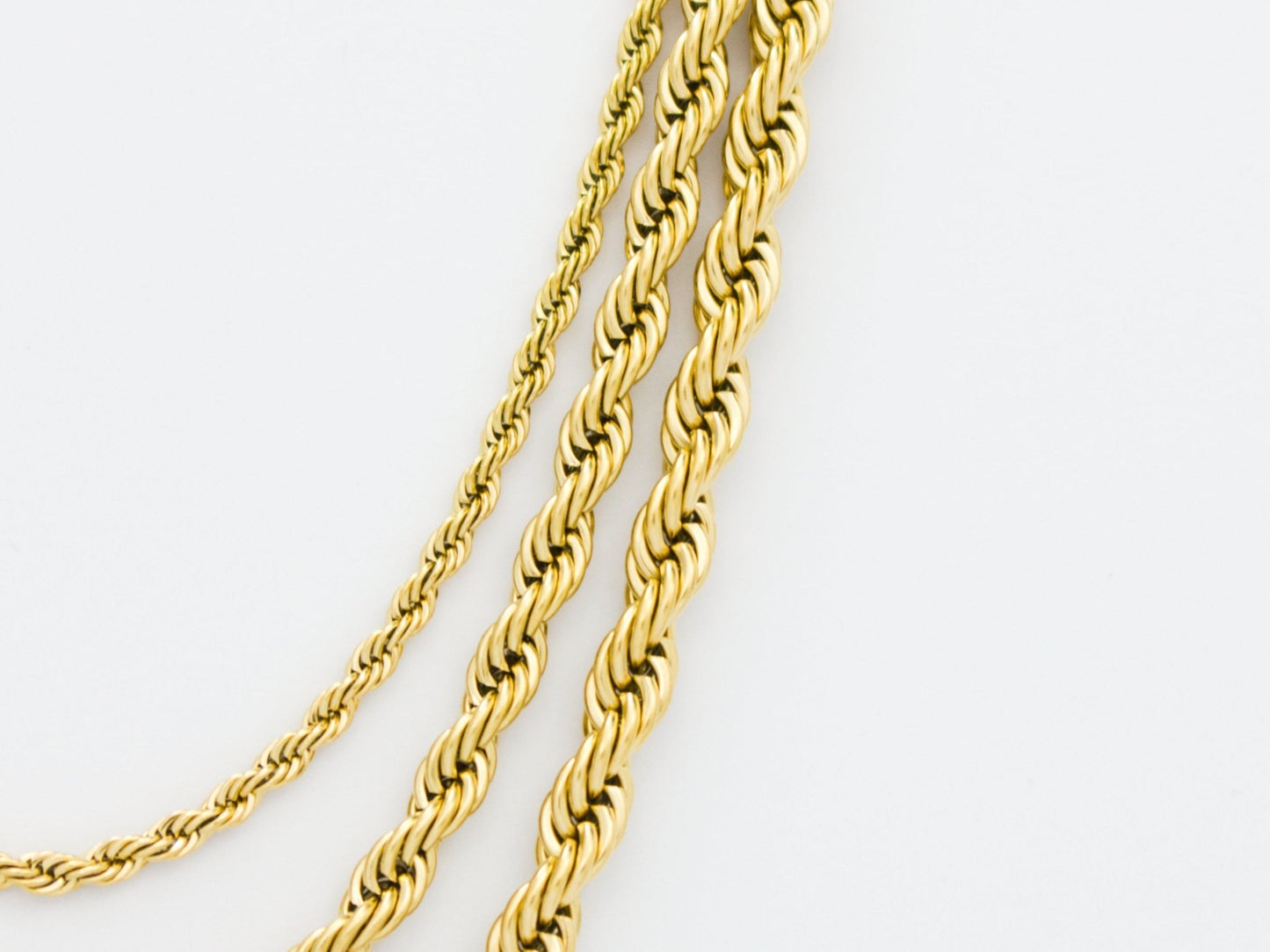 ROPE CHAINS GOLD JEWELRU STREETWEAR