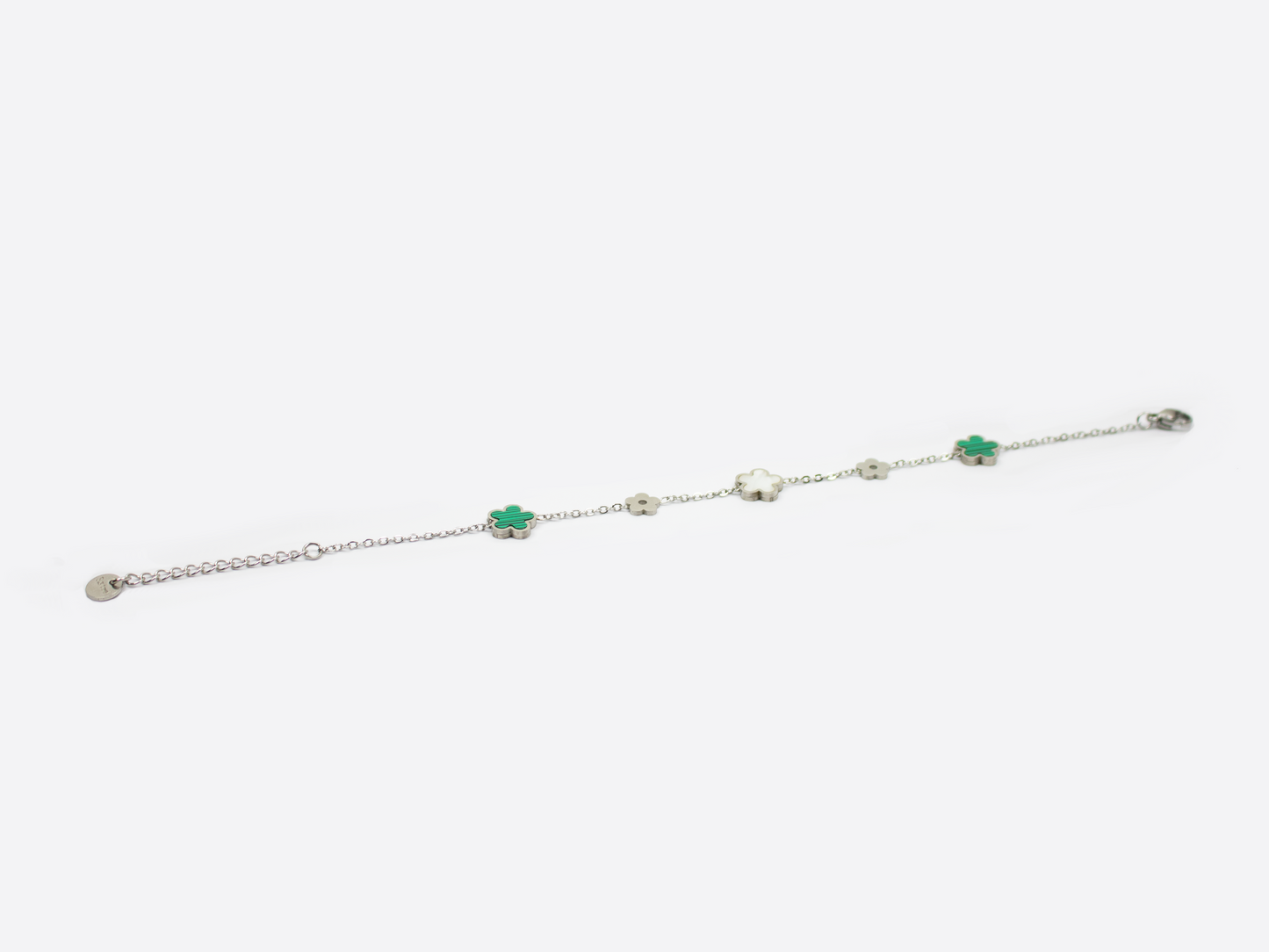 FOUR-LEAF BRACELET | GREEN CLOVER