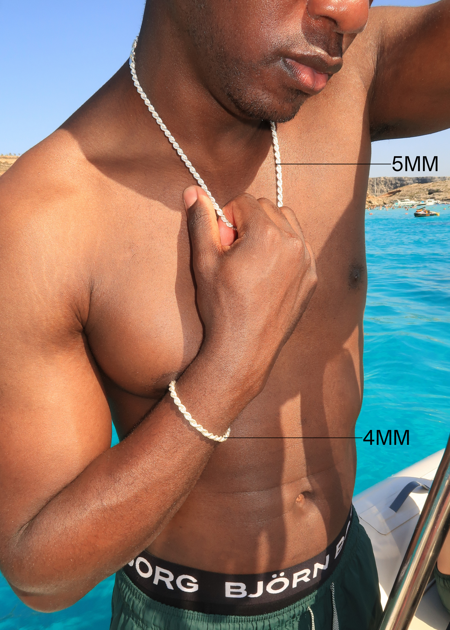 ROPE CHAIN 925 STERLING SILVER | 5-6 MM