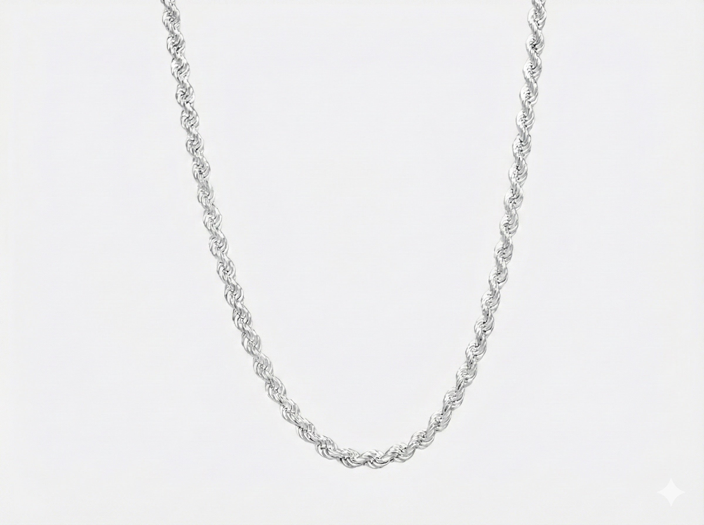 ROPE CHAIN 925 STERLING SILVER | 5-6 MM – BIGCITY Jewelry