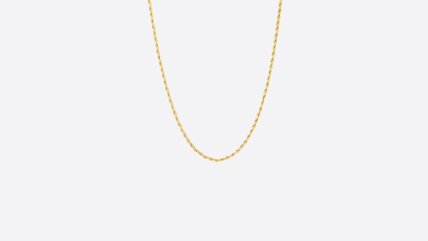 ROPE CHAIN - 18K GOLD