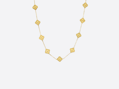 FOUR-LEAF NECKLACE | SUNFLOWER