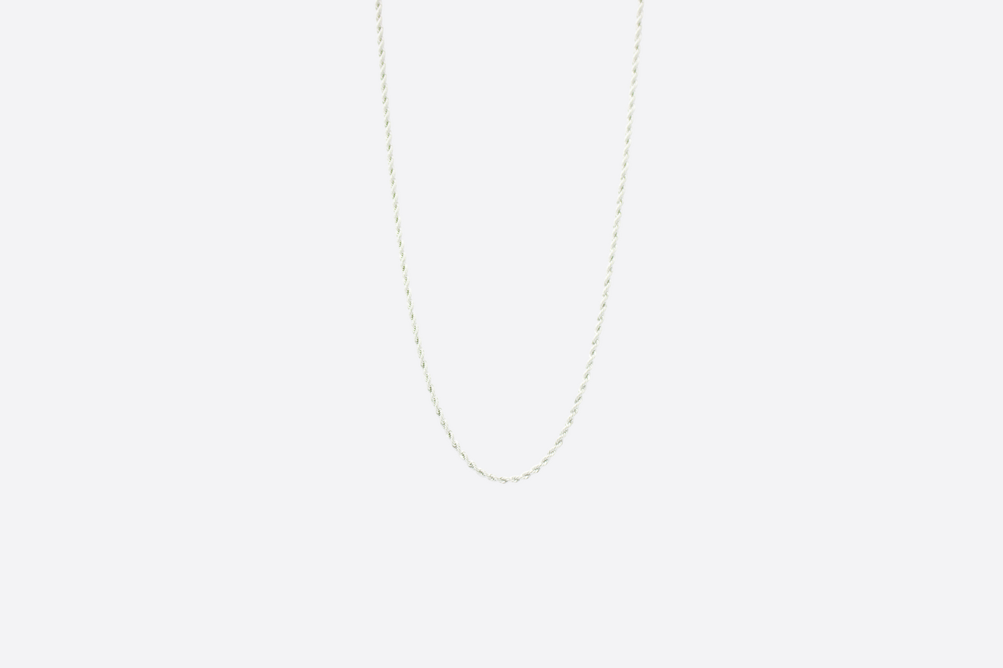 ROPE CHAIN WHITEGOLD