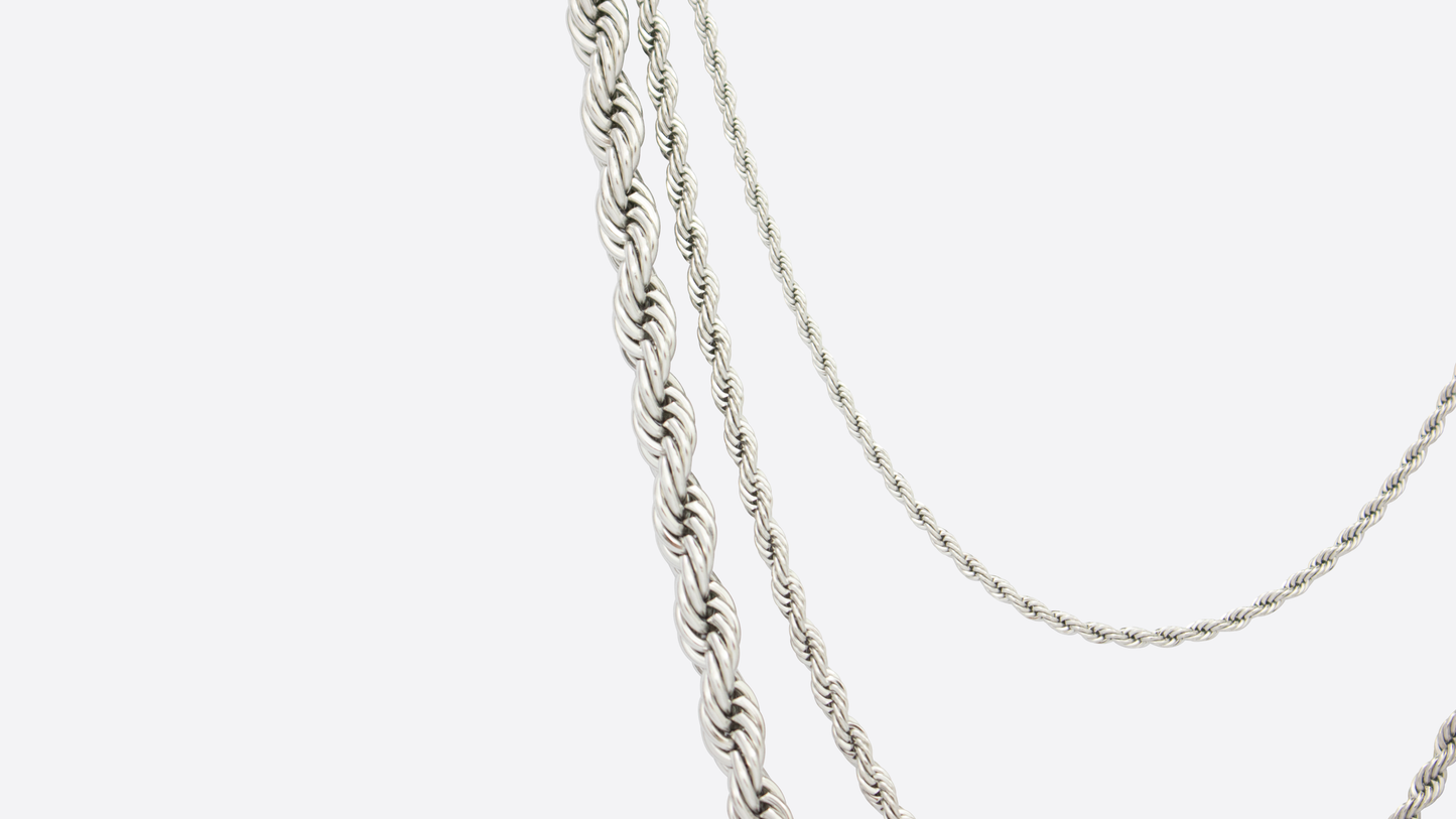 ROPE CHAIN WHITEGOLD