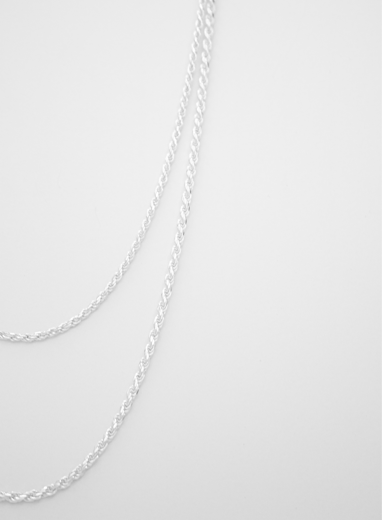 ROPE CHAIN 925 SILVER 2-7MM