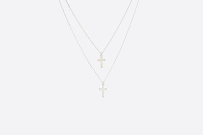 MINI CROSS DOUBLE SIDED | 925 SILVER NECKLACE