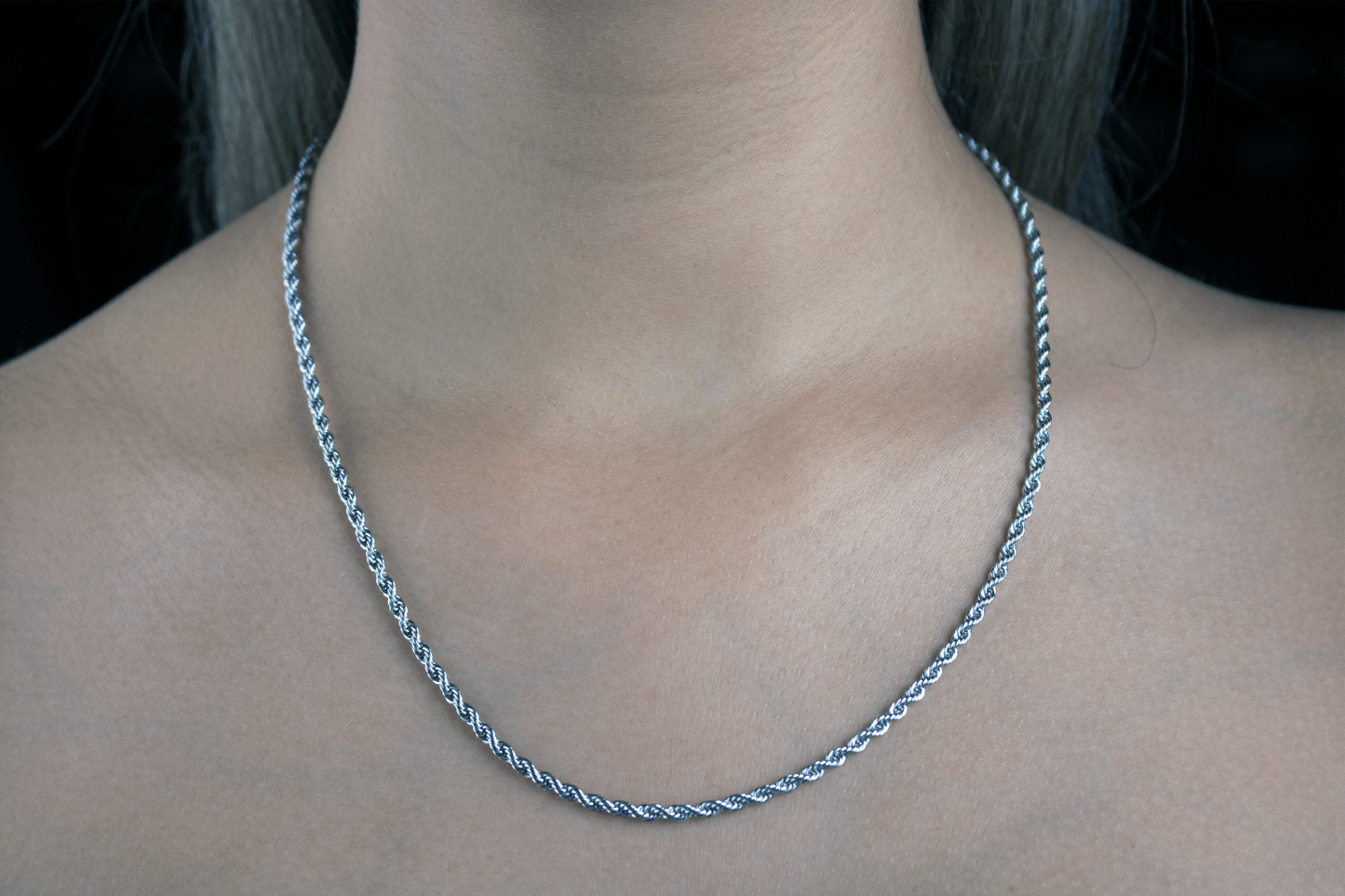 ROPE CHAIN WHITEGOLD