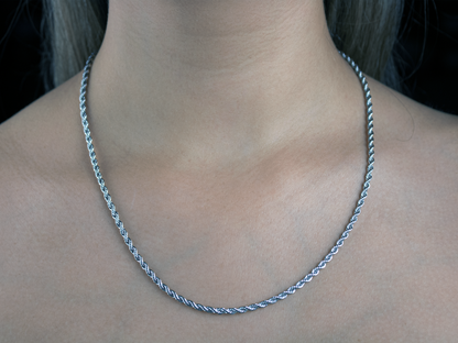 ROPE CHAIN | WHITEGOLD