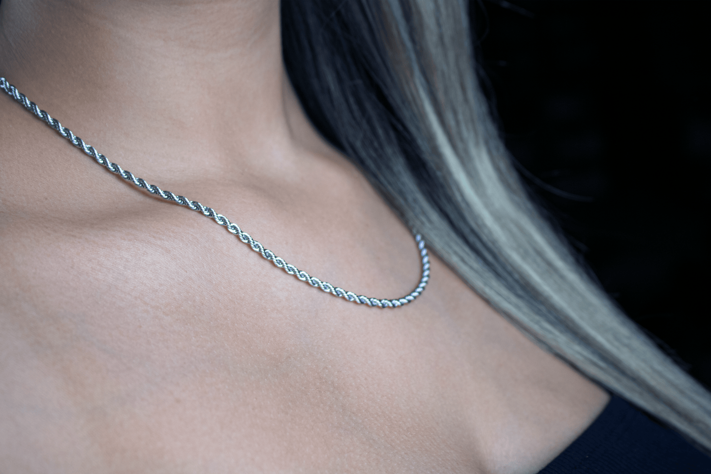 ROPE CHAIN WHITEGOLD