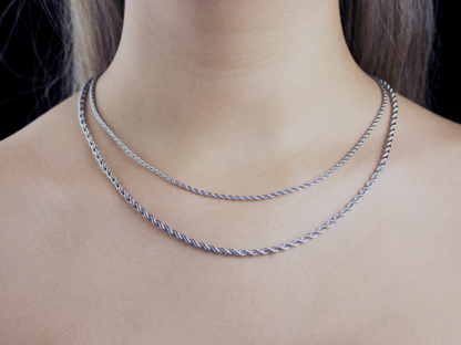 ROPE CHAIN | WHITEGOLD